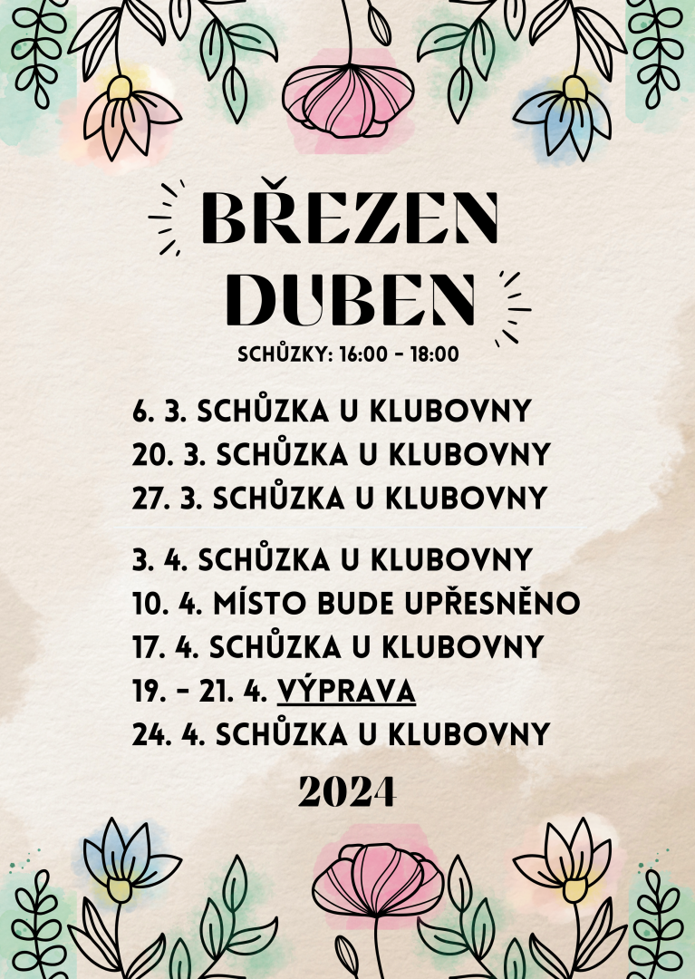 Akce Březen, Duben | T.K. Toulavý Vítr